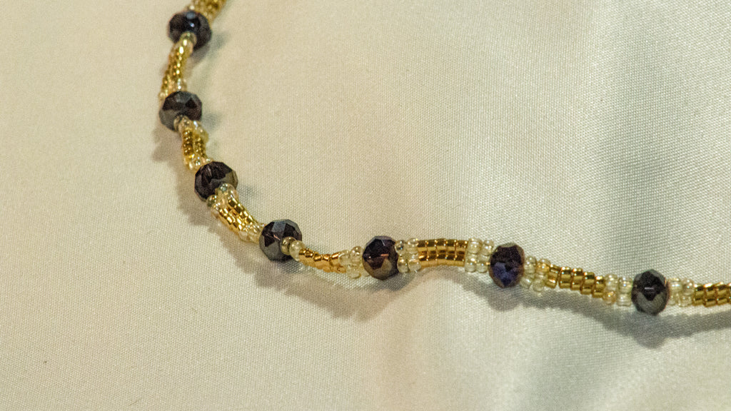 Chaîne Perlée Violette