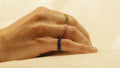 Bague Tissée SImple Coloris Variés